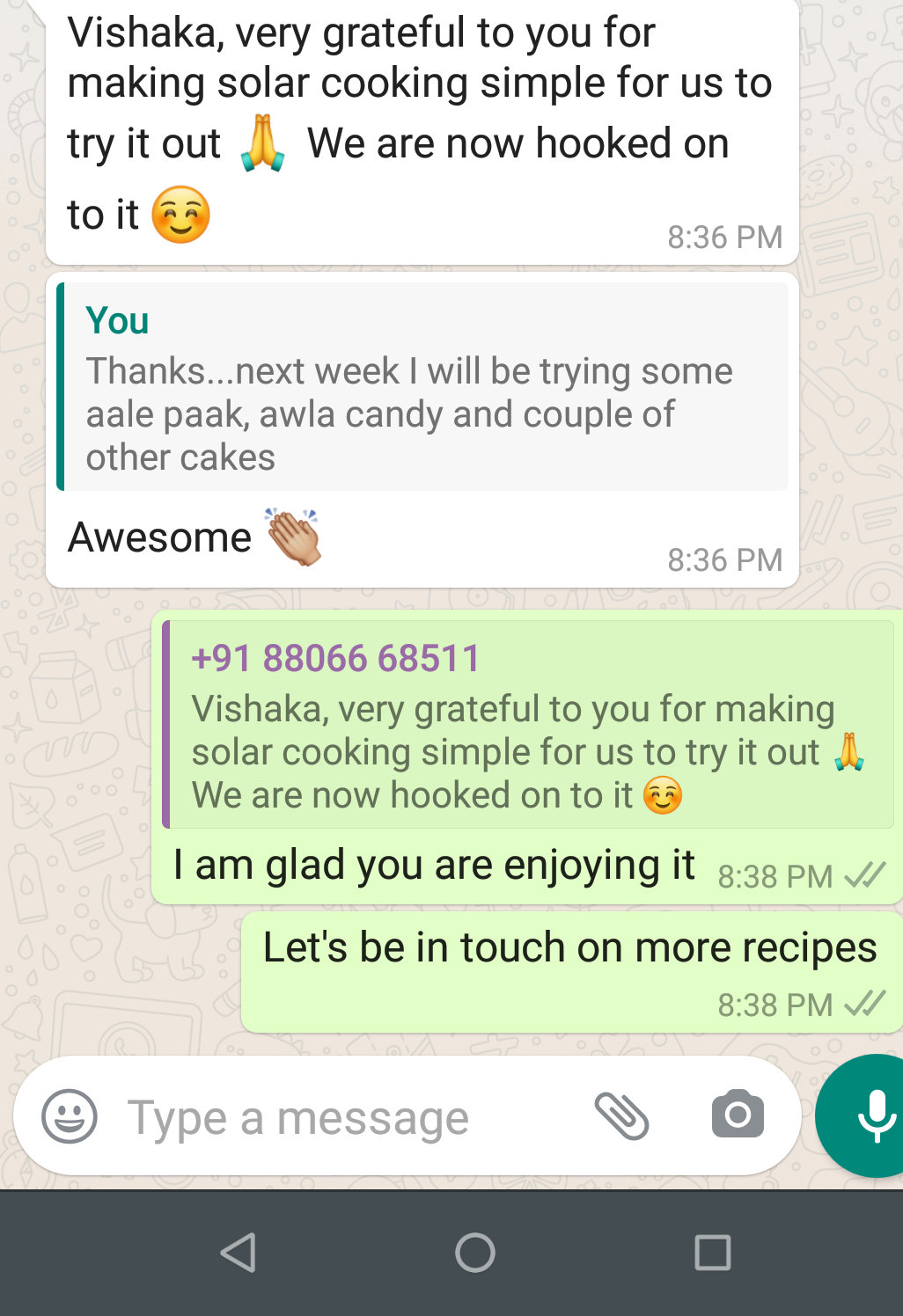OrjaBox Solar cooked food
